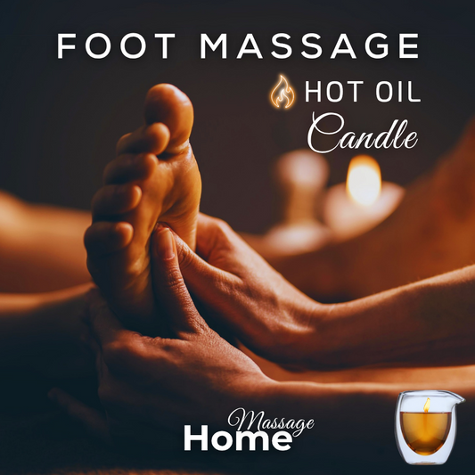 Kata : Foot Massage – Premium Hot Oil Candle with Shea Butter & Coconut – Circulation & Lightness